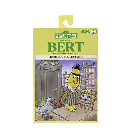 NECA Sesame Street 7" Ultimate Bert Figure | Collectible Action Figure