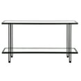 thumbnail image 5 of Evelyn&Zoe Inez 55" Wide Rectangular Console Table in Blackened Bronze, 5 of 7