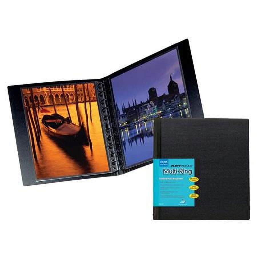 Itoya Art ProFolio Multi-Ring Binder, Horizontal, 11" x 8"