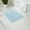 Blue, variant on Fabstyles Border White Cotton Bath Rugs, 16 in x 24 in, 2 Pieces