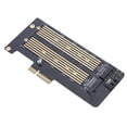 thumbnail image 3 of Tarjeta adaptadora conversora M.2 NVMe SSD NGFF a PCIE X4, clave M, clave B, puerto dual, 3 of 12