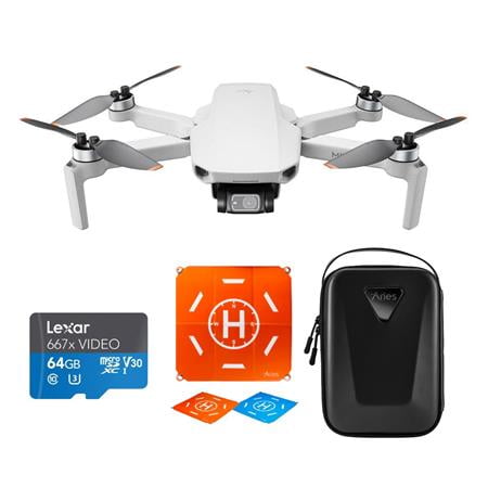 Mini 2 Drone - Bundle with 64GB microSD, Shoulder Bag, Landing Pad