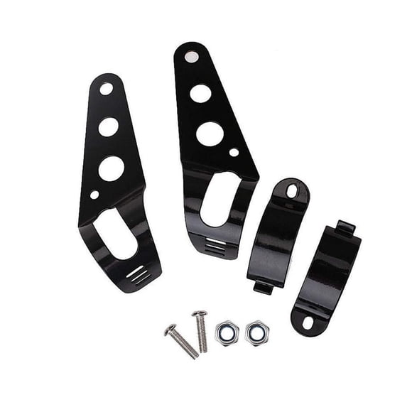 Etopars Support Universel Noir pour Phare de Moto 38mm-51mm Pinces de Montage