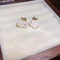 thumbnail image 7 of Meidiya 1 Pair Stud Earrings Realistic Non-allergic Women Faux Pearl Bunny Drop Earrings for Dating, 7 of 7