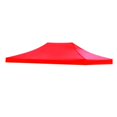 thumbnail image 3 of Toit de Remplacement pour Tente de Camping, Parasol Pare-Soleil Abri Solaire Protection 4 Coins Rouge 3x4,5 m, 3 of 9