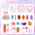 thumbnail image 2 of LINXUXIE 24Pcs Baby Doll Accessories Bottle Set, Pretend Play Feeding Toy Set, Birthday Gifts for Kids 3-5 5-8 Year Old, 2 of 10