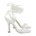 thumbnail image 4 of XY London Womens Cary Lace Up Strappy Stiletto Heel High Heels, 4 of 4