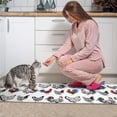 thumbnail image 3 of White Chicken Folk Pattern Kitchen Rugs Sets Of 2,Anti Fatigue Kitchen Mat Rugs Non Slip Washable,Decorative Kitchen Floor Mats for Kitchen,Sink,Laundry,17"x30"+17"x47", 3 of 7