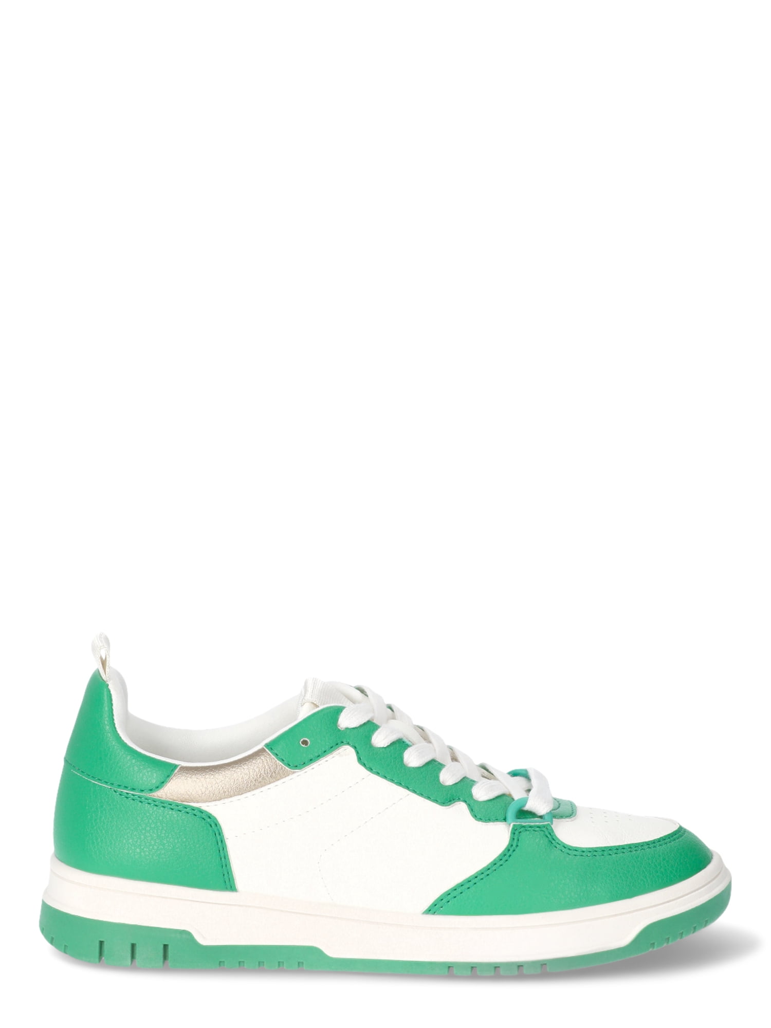 No Boundaries Women's Lace Up Court Sneakers