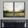 thumbnail image 2 of IDEA4WALL Framed Canvas Print Wall Art Set Watercolor Brown Ocean Nautical Beach Landscape Abstract Art Decorative Graphic Colorful Nature Artwork for Living Room, Bedroom, Office - 24"x36"x2 Black, 2 of 5