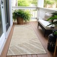 thumbnail image 6 of Addison Rugs Chantille Indoor/Outdoor Transitional Abstract Beige Washable Runner Rug, 2'3" x 7'6", 6 of 6