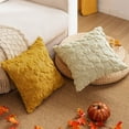 thumbnail image 1 of Leodye Housses de Coussin d'Automne Feuilles d'Érable Broderie Décorative Velours Décorations Maison, 1 of 6