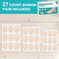 thumbnail image 2 of Promifun Bunion Pain Relief Pads Moleskin Protect Bunion Cushion Feet Non-Stick Center,27 Count,Multi-Size, 2 of 6