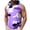 Purple, variant on Men's Canadian Printed Solid Color Loose Fitting Home And Outdoor Couple Pullover Hooded Top Blue L