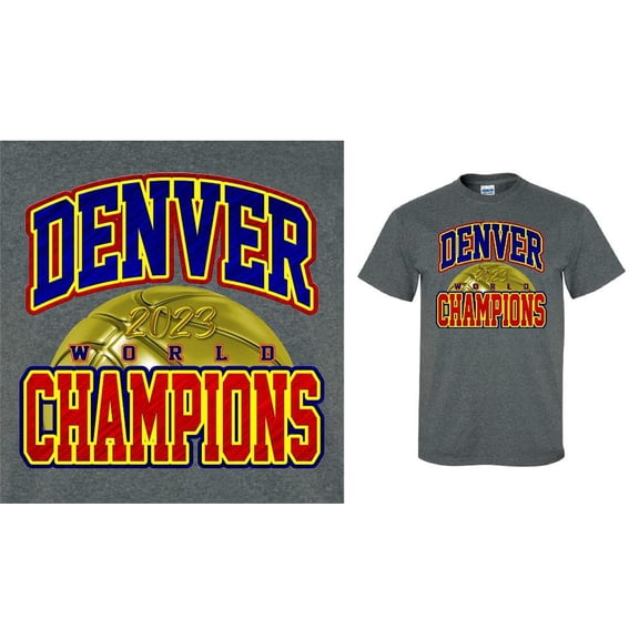 Denver Basketball 2023 Championship T-shirt M