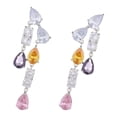 thumbnail image 1 of Aretes Colgantes Yinane Colorido Brillante 2 Piezas, 1 of 8