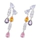 thumbnail image 1 of Aretes Colgantes Yinane Colorido Brillante 2 Piezas, 1 of 8