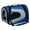 Blue, variant on Pet Life ® Sporty Mesh Airline Approved Zippered Folding Collapsible Travel Pet Dog Carrier