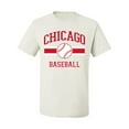 thumbnail image 2 of Wild Bobby City of Chicago Baseball Fantasy Fan Sports Men's T-Shirt, White, Medium, 2 of 6