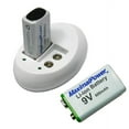 thumbnail image 2 of High Capacity 4 Pack 9V Li-ion Rechargeable Batteries+Charger Combo by Maximalpower, 2 of 10