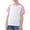 Pink, variant on vdgthytj Boys Girls Short Sleeve Raglan T Shirts Kids Basic Color-Block Tops Crewneck Summer Tees 3-14 Years