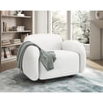 thumbnail image 3 of VANACC Sofa,Modern Cloud Couch with Boucle Upholstered,Single Seat Chair-Sherpa White for Adult, 3 of 5