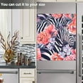thumbnail image 6 of Zebra Beautiful Flowers Dishwasher Magnetic Covers Magnet Sticker Kitchen Decor Dishwasher Refrigerator Front Door Covers Decorative Magnetic 23" x 26", 6 of 6