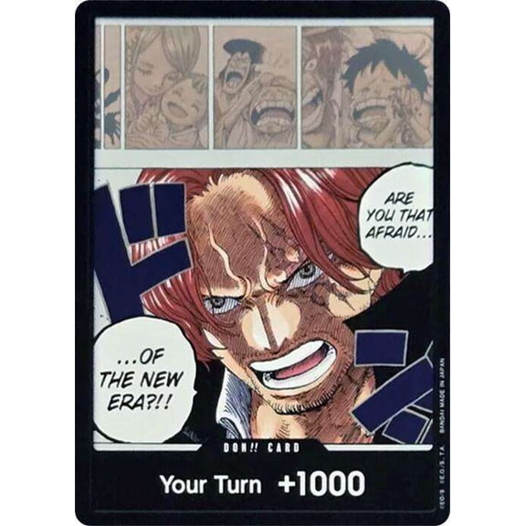 One Piece Emperors in the New World DON!! Card [Shanks]