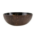 thumbnail image 1 of Natural Coconut Shell Bowl Storage Bowl Candy Container Nuts Holder (Pattern 1), 1 of 9
