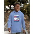 thumbnail image 2 of July 4Th Is My Birthday Hoodie Juniors -Image by Shutterstock,  Large, 2 of 4
