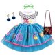 thumbnail image 1 of Vestido de princesa para niñas Encanto Mirabel Charm Vestidos Carnaval Halloween Niños Fiesta de cumpleaños Madrigal Disfraz Niños Prom Gowns3-4Y Tag-110 Gao Jinjia LED, 1 of 2