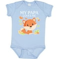 thumbnail image 3 of Inktastic My Papa Loves Me- little fox Boys or Girls Baby Bodysuit, 3 of 5