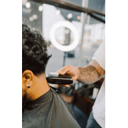 Supreme Trimmer 3-in-1 Barber Bundle | Pro Clipper Lite, T-Shaper Trimmer & Crunch Foil Shaver | Professional Beard Trimmer Men’s Hair Clipper Kit | Black