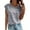 Khaki, variant on Women's Solid Color Sequin Round Neck Tops for Women Sleeveless Casual Party Wear Blouses for Women Sparkly Fashion Top Red,S