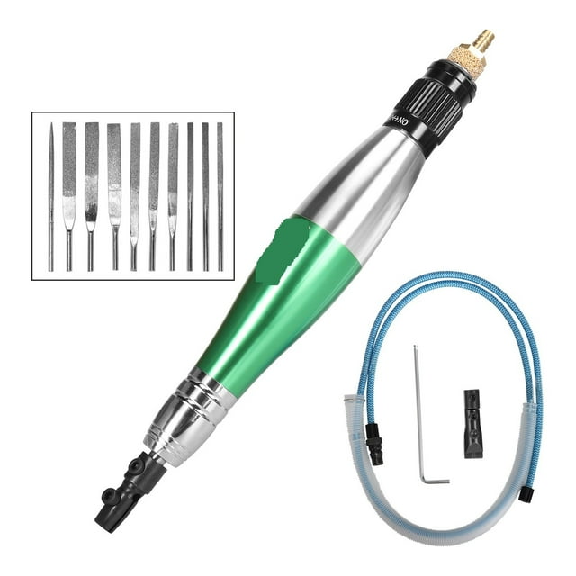 1/8'' Ultrasonic Micro Pneumatic Air Pencil Die Grinder Reciprocating Grinding File for Polishing and Deburring