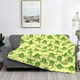 thumbnail image 2 of Yiaed Funny Frogs Print Blanket Throw Blanket Soft Cozy Flannel Blanket for Home Bed Sofa Couch Chair-60"x50", 2 of 6