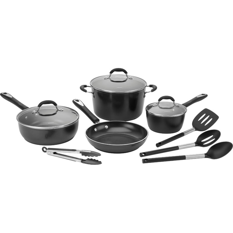 Cuisinart - P59BC-11BK 11-Piece Cookware Set - Black