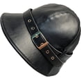 thumbnail image 5 of CoCopeaunts Leather Bucket Hat for Women Autumn Winter Outdoor Lady Girl Fashion Fisherman Hat with Buckle Belt Bowler Cap, 5 of 8