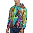 thumbnail image 3 of Lsque Scooby-Doo Pattern Casual Men's Hoodie,Hooded Sweatshirt with Kangaroo Pocket,Pullover Hoodie-X-Large, 3 of 8