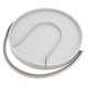 thumbnail image 1 of Plato giratorio de almacenamiento de cocina, estante organizador extraíble antideslizante para especias y bebidas, para gabinetes de cocina, despensa, color blanco, 1 of 10