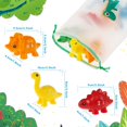 thumbnail image 2 of 39PCS Matching Letters Fine Motor Toy Double-Sided ABC Dinosaur Alphabet Match Game with Uppercase Lowercase, 2 of 6