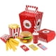 thumbnail image 5 of Juego de comida de juguete para niños: hamburguesas, patatas fritas y accesorios de cocina. Incluye accesorios para juegos de rol., 5 of 7