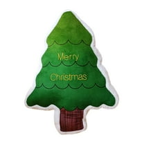 Christmas Tree Plush Pillow – Soft Cotton Cartoon Cushion Toy, Holiday Decorative Throw Pillow for Bedroom, Sofa, Office or Gift Use