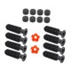 thumbnail image 2 of Tabla 8pcs Table Reemplazo de Fútbol Reemplazo de Fútbol Accesorios de Fútbol con 2 Fútbol Americano Pequeño Reemplace Piezas Mango de Manejo de Futbo Balones de fútbol naranjas, 2 of 8