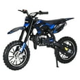 thumbnail image 2 of SUSUchens Kids Dirt Bike, 49cc 2-Stroke Off-Road Mini Motorcycle for Children, Gas Powered Motocross Bike with Off-Rode Tire, Front Rear Disc Brakes, Shock Absorption, Up to 25 Mph, 2 of 8