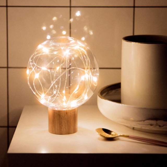 LED Star Lamp Plug In Small Table Lamp Unique Design Bedroom Bedside Lamp A Romantic Gift