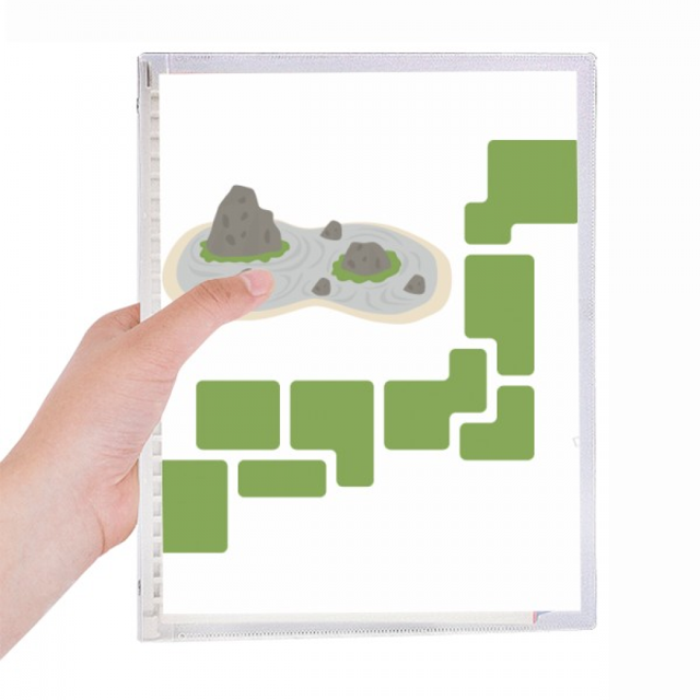 Mountains Rivers Lakes Ecology Japan Notebook Loose Diary Refillable Journal Stationery