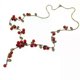 thumbnail image 2 of Fashion Retro Chain Necklace Sweater Chain Red Berries Red Beautiful Jewelry Decorations Women Girls, 2 of 5