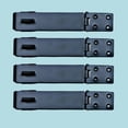 thumbnail image 2 of Renovators Supply Black Iron Hasps 4.25in Wide Rustproof Set of 4, 2 of 9