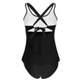 thumbnail image 6 of Tummy Control Tankini Swimsuits for Women Two Piece Bathing Suit Modest Cut Out Beach Swim Suit 2026 Black M, 6 of 9